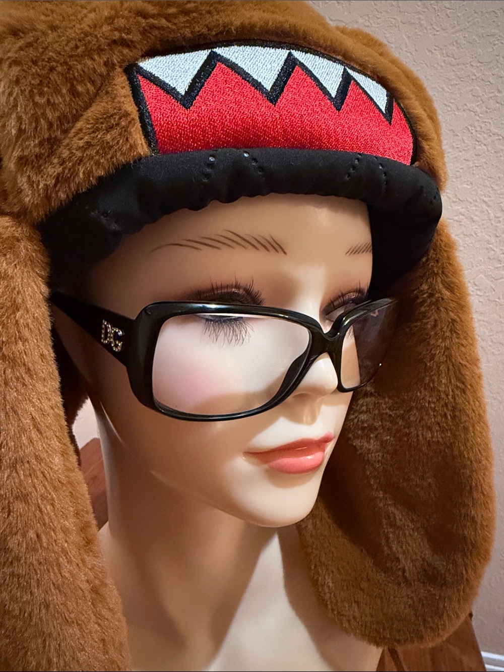 Dolce & Gabbana Y2K Black wrap Square Glasses